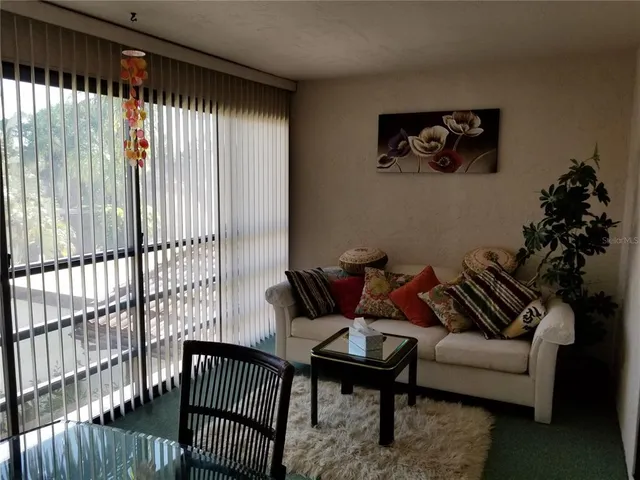 a view of a livingroom with furniture and a couch