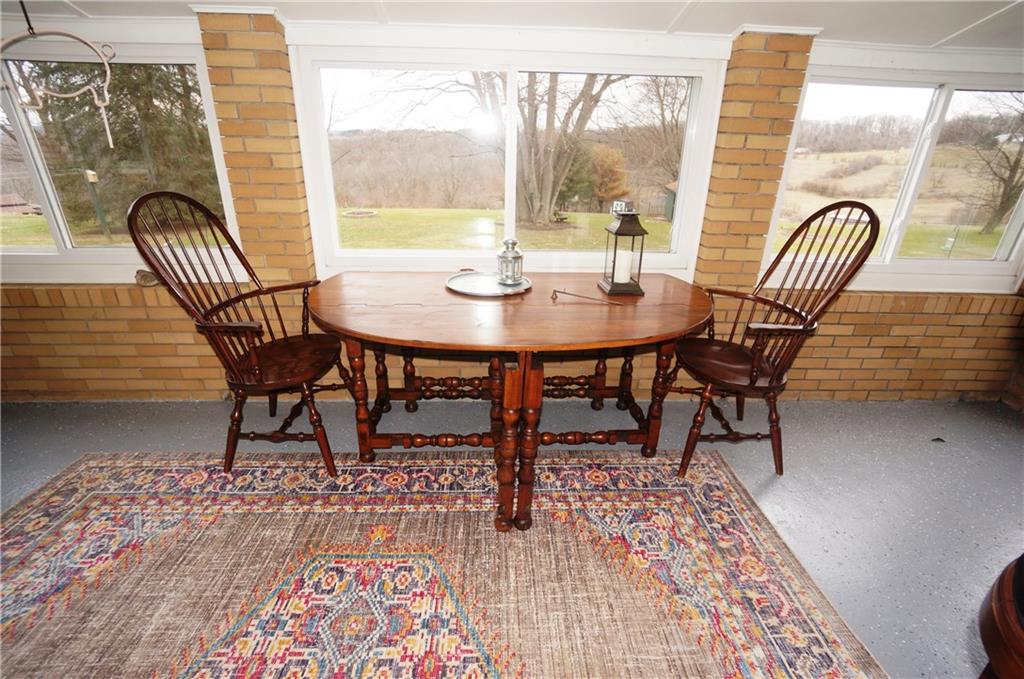343 Green Valley Road Eighty Four, PA 15330 - Photo 14 of 25 Enjoy your morning coffee over looking the beautiful view or an evening glass of wine Sun room has all new windows Heat pump is just about new too!