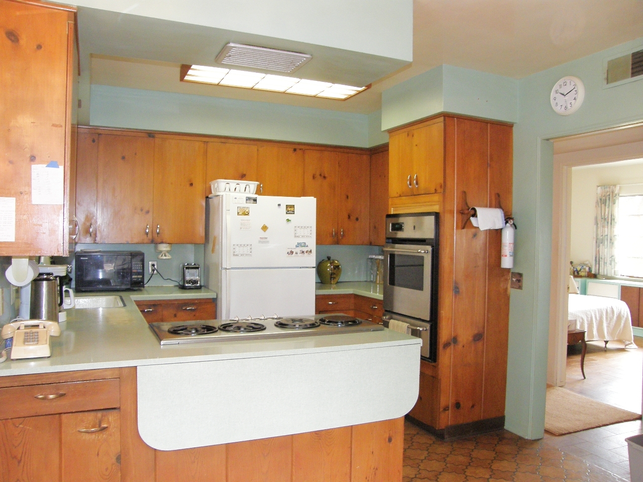 2222 Feather Hill Road Santa Barbara, CA 93108 - Photo 3 of 18 a view of kitchen with refrigerator stove and window