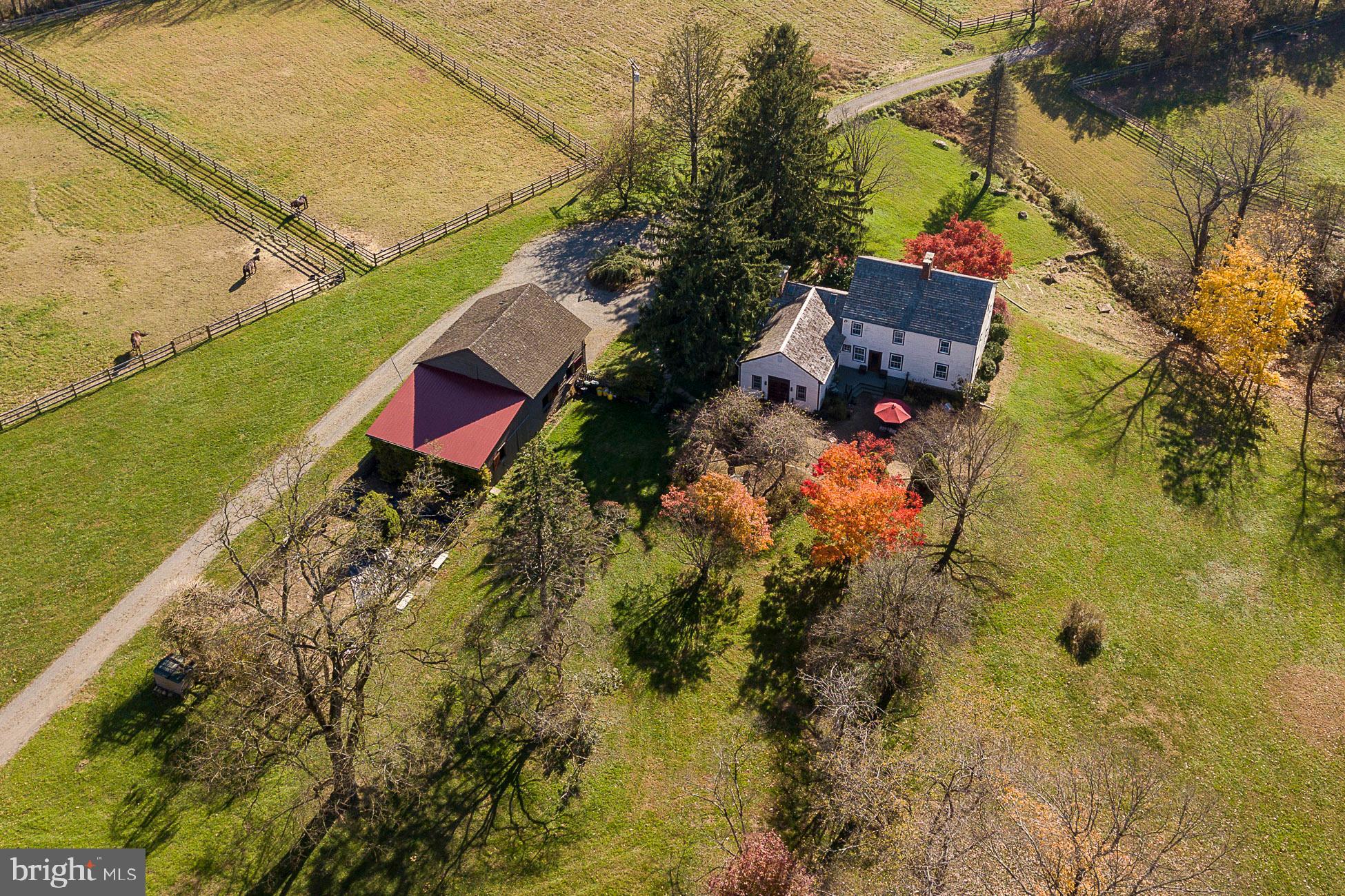 172 Pleasant Valley Road Titusville, NJ 08560 - Photo 3 of 55 Overview of the House w/One Barn in View