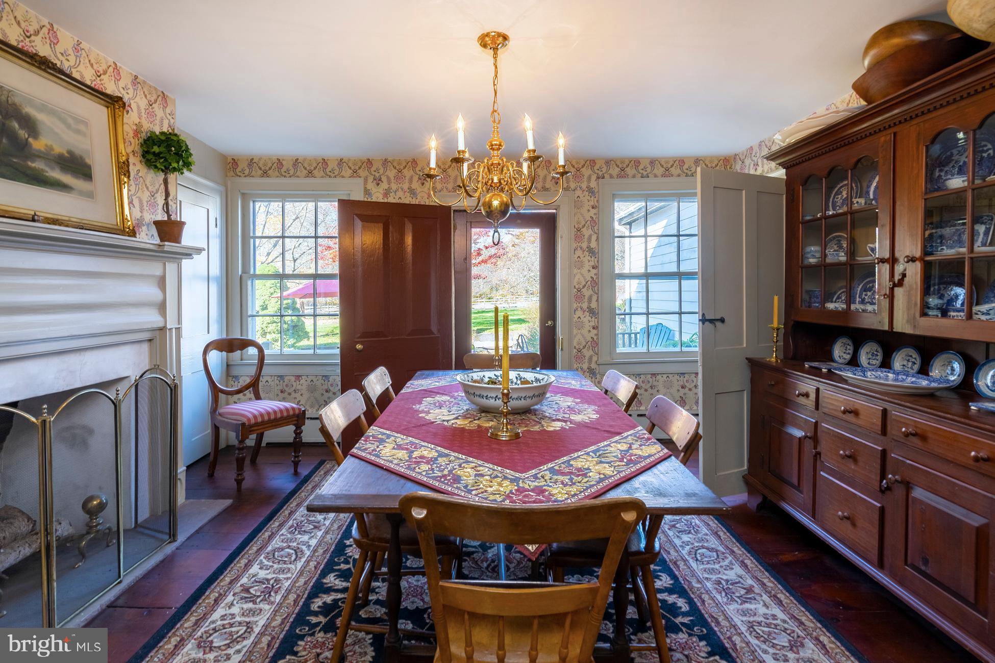 172 Pleasant Valley Road Titusville, NJ 08560 - Photo 21 of 55 Formal Dining Room w/door leading to rear deck