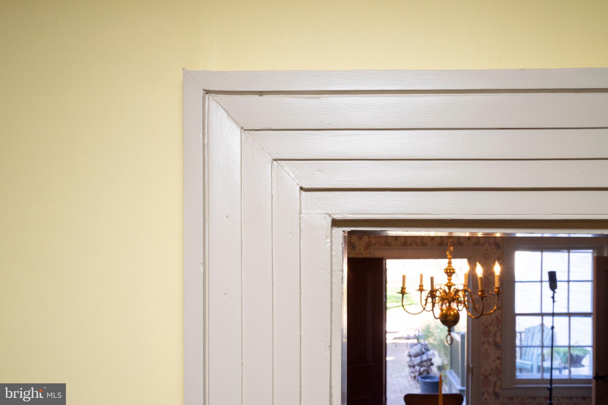 172 Pleasant Valley Road Titusville, NJ 08560 - Photo 27 of 55 Greek Revival w/Orig. Stacked Doorway Molding