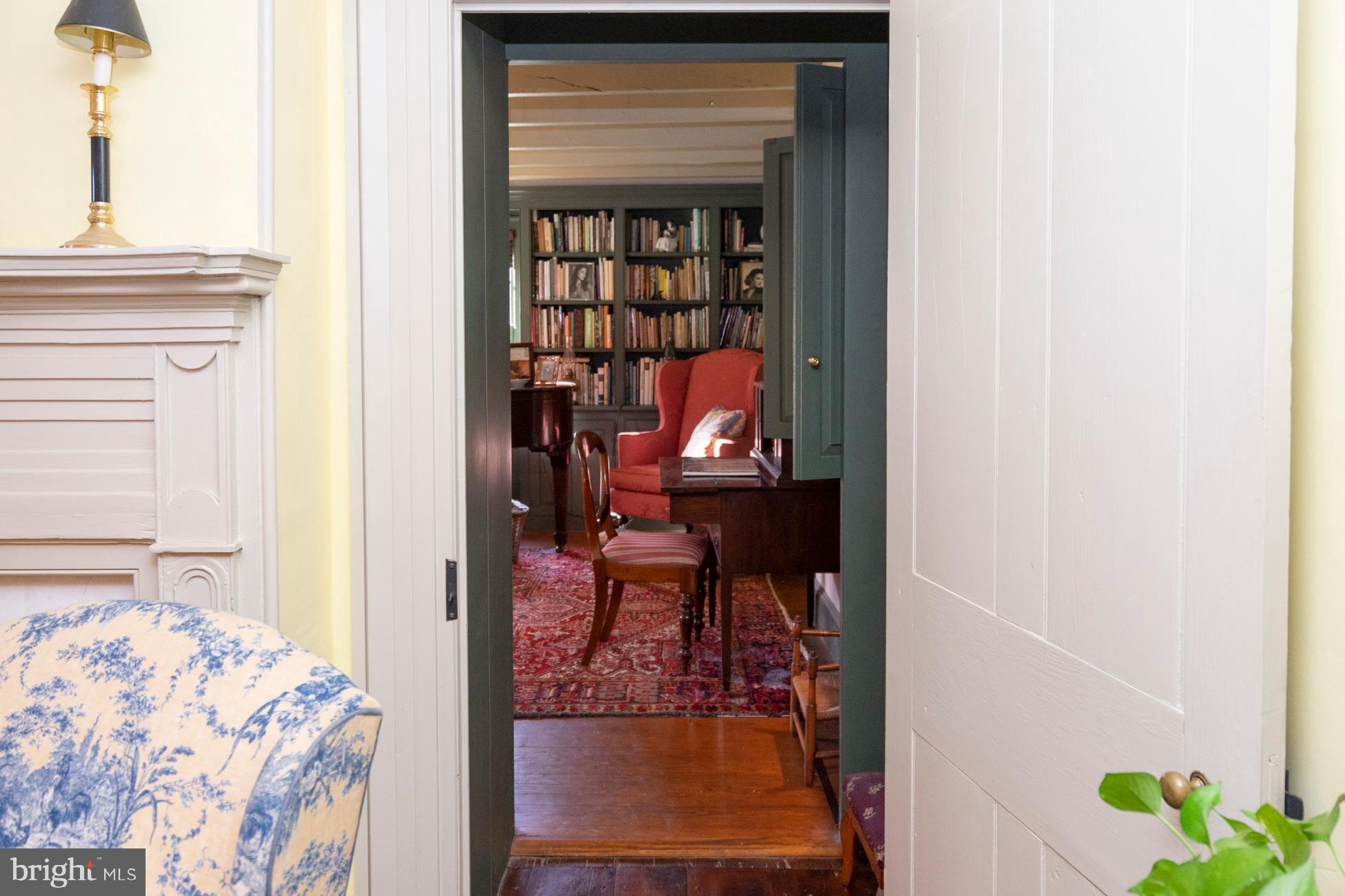 172 Pleasant Valley Road Titusville, NJ 08560 - Photo 28 of 55 View From the Living Rm into the Library
