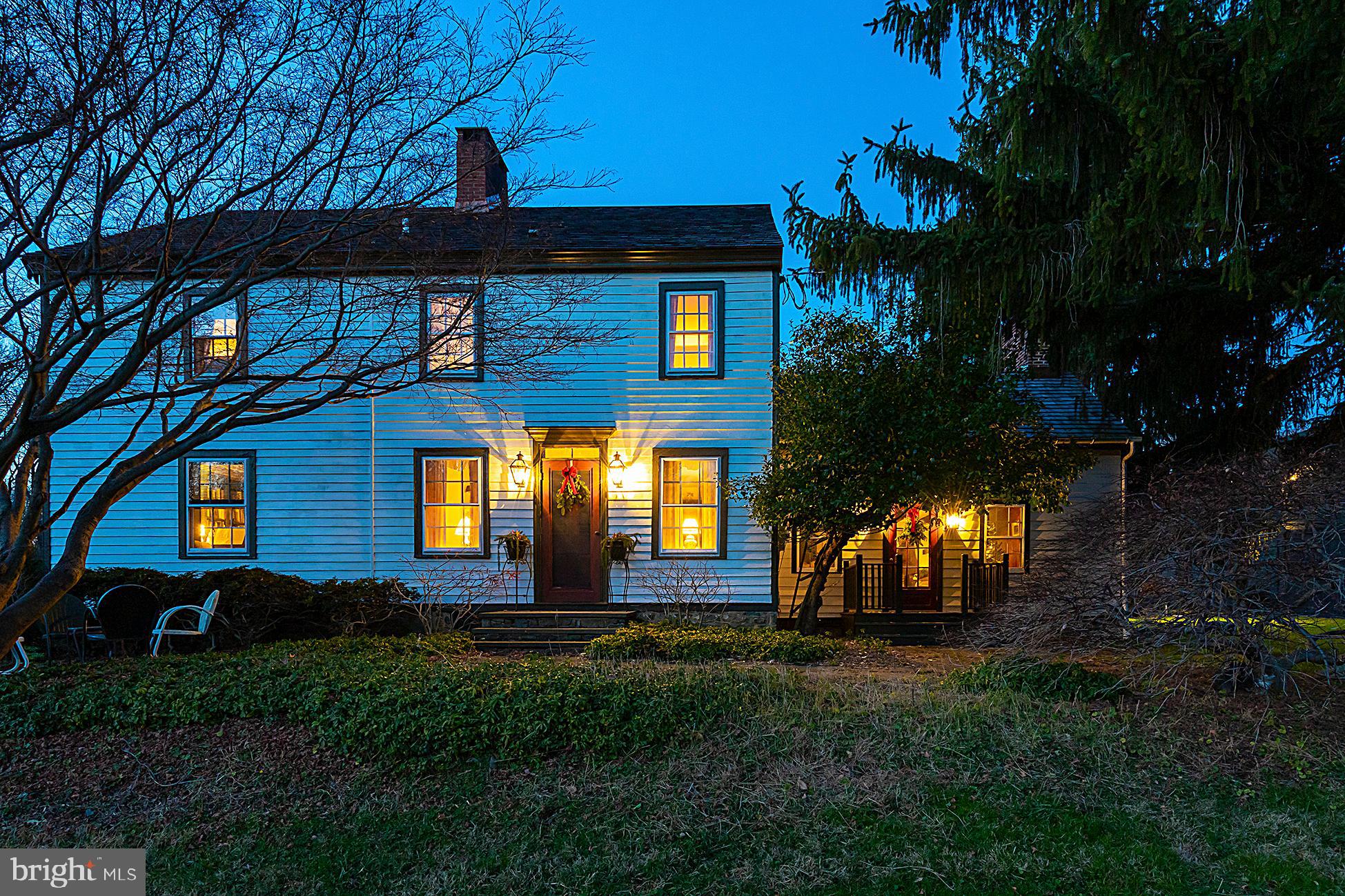 172 Pleasant Valley Road Titusville, NJ 08560 - Photo 55 of 55 Twilight Front View