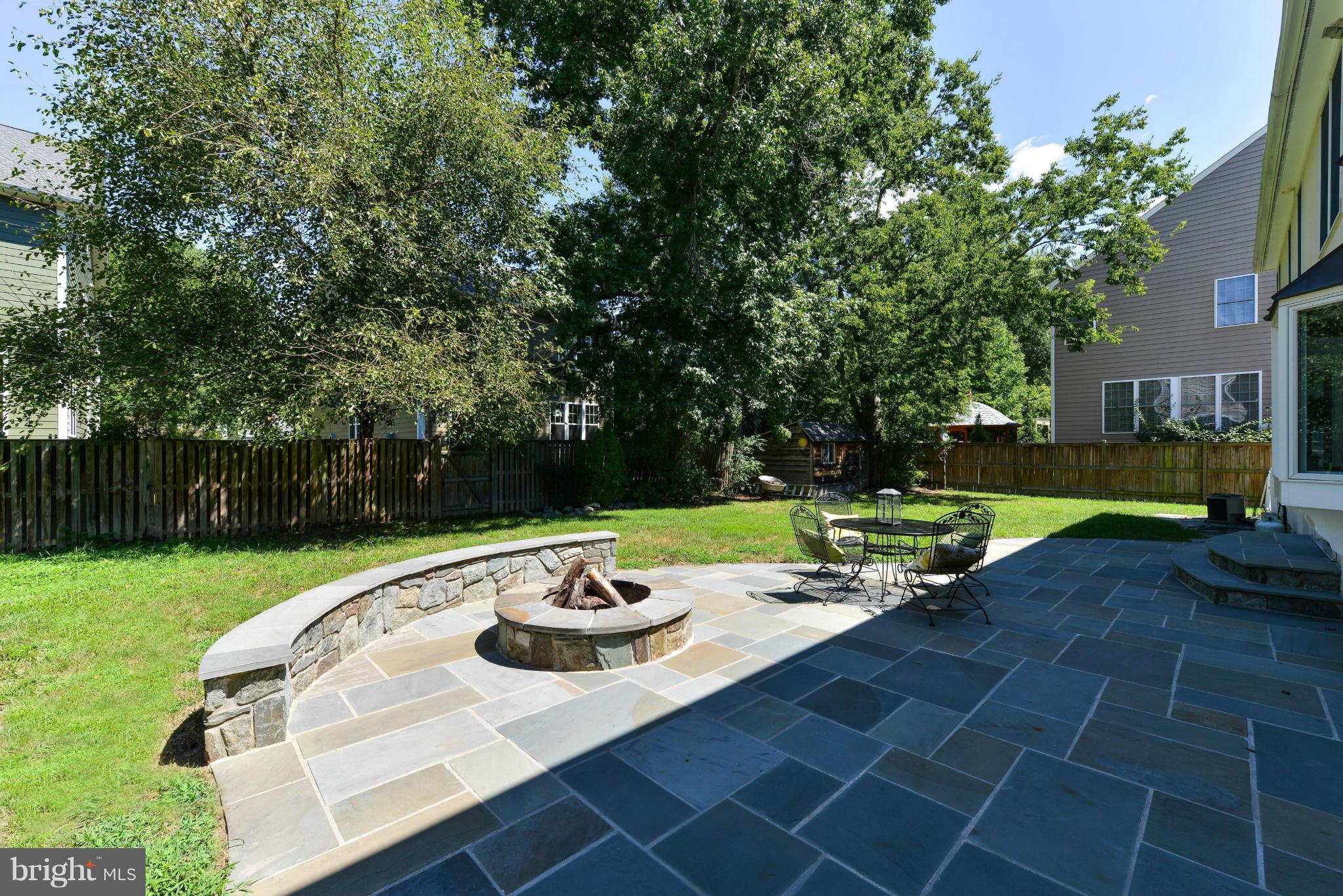 8029 Washington Road Alexandria, VA 22308 - Photo 23 of 27 Patio with Fire Pit