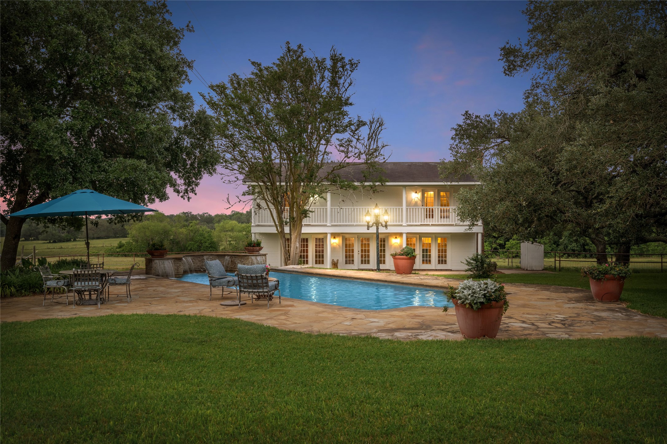 7023 Wolters Road Schulenburg, TX 78956 - Photo 27 of 49 a view of a house with a yard porch and sitting area