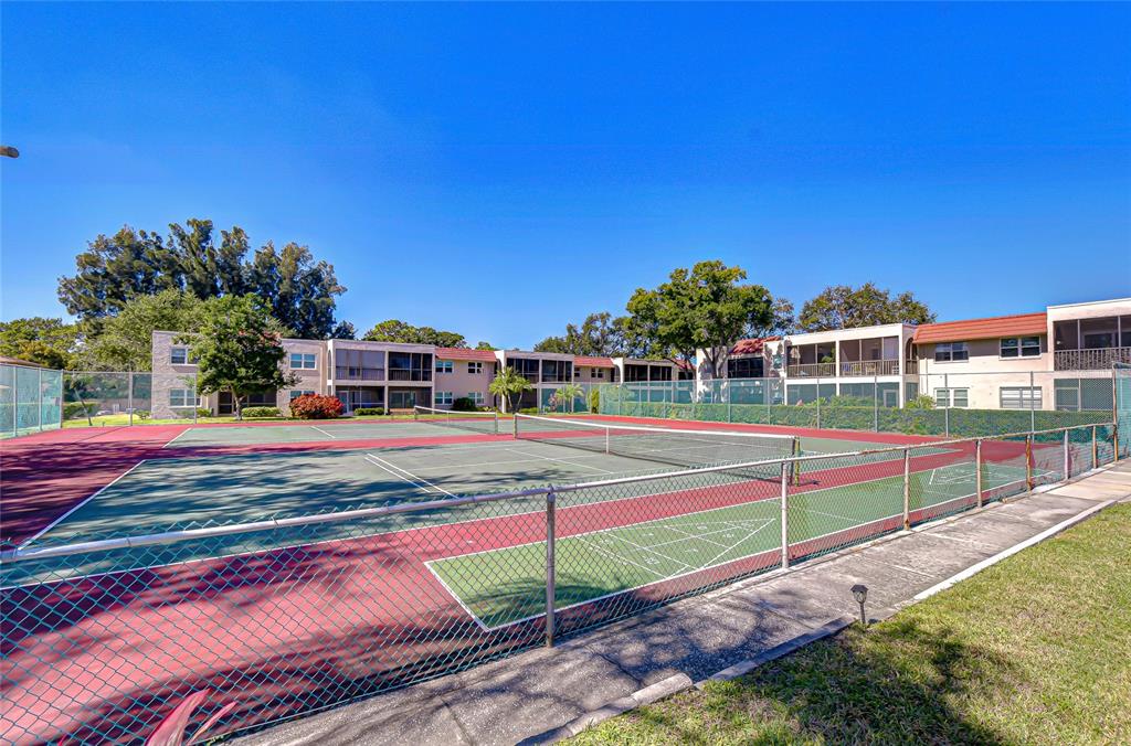 9700 Starkey Road, Unit 111 Seminole, FL 33777 - Photo 41 of 46 a view of a volley ball court