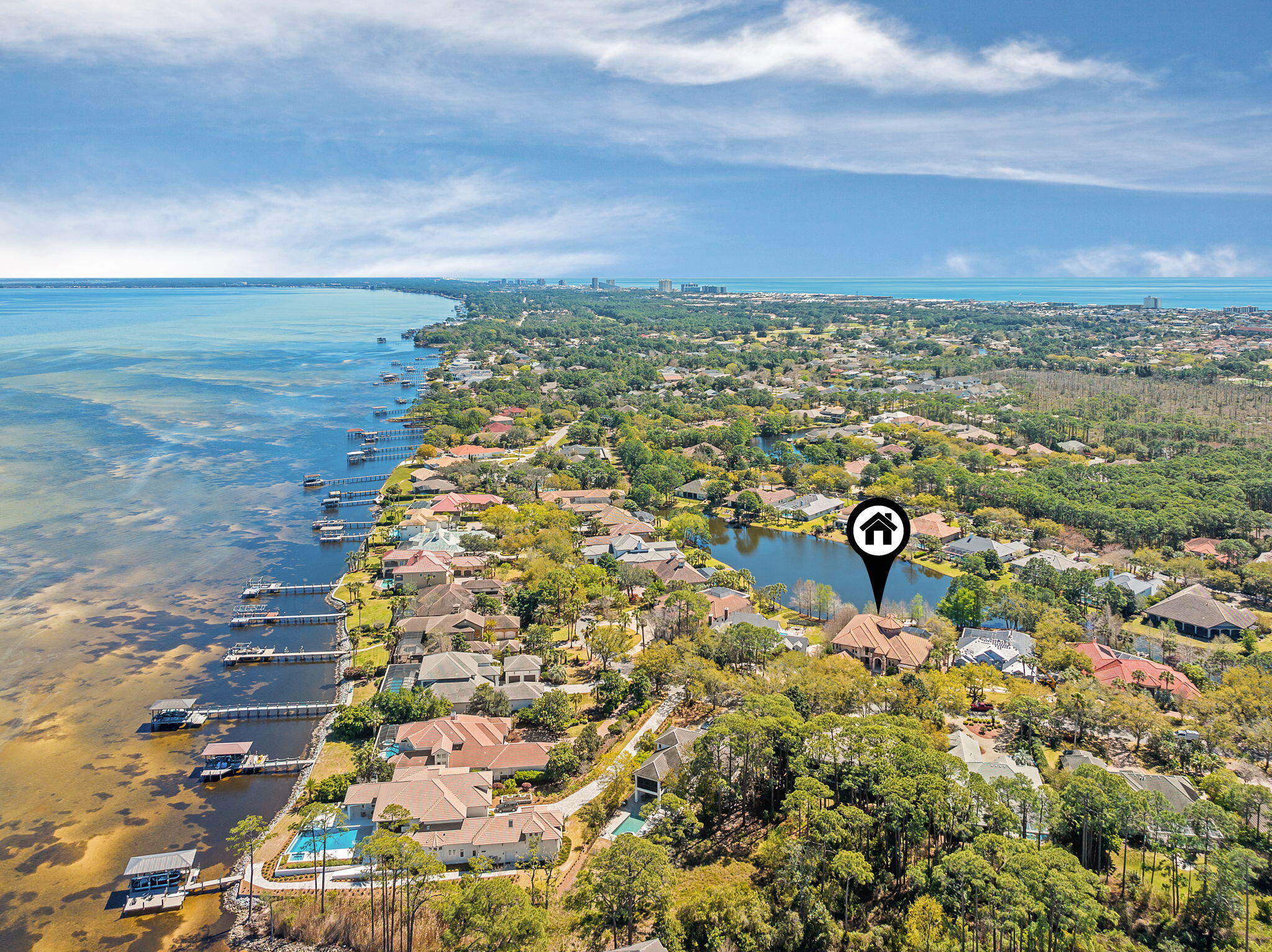 437 Admiral Court Destin, FL 32541 - Photo 11 of 100 Aerial View