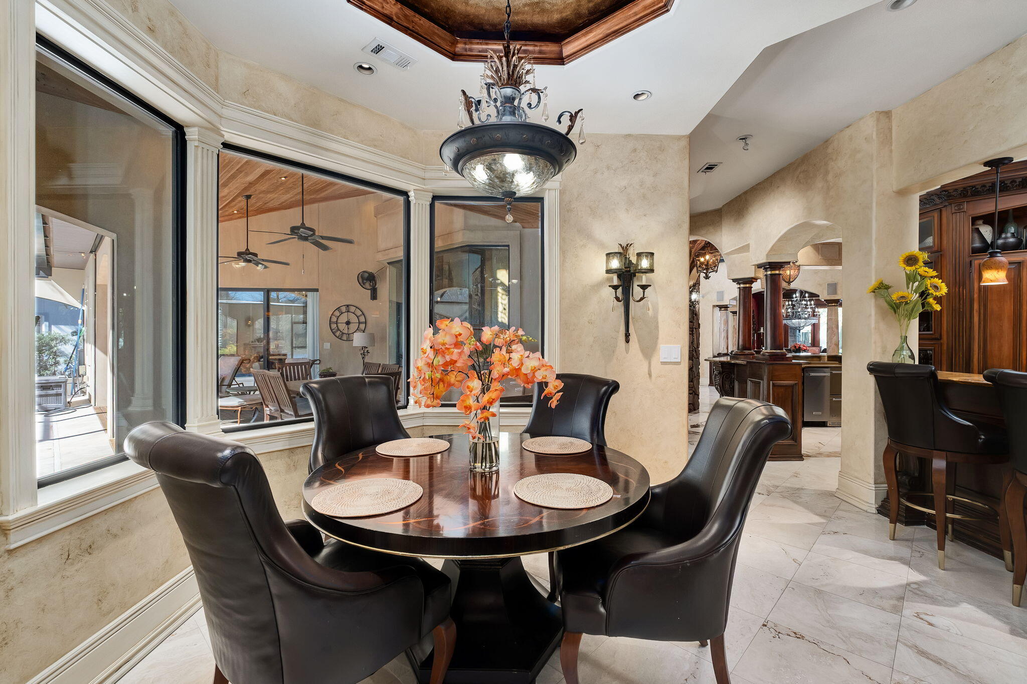 437 Admiral Court Destin, FL 32541 - Photo 42 of 100 a view of a dining room with furniture window and outside view