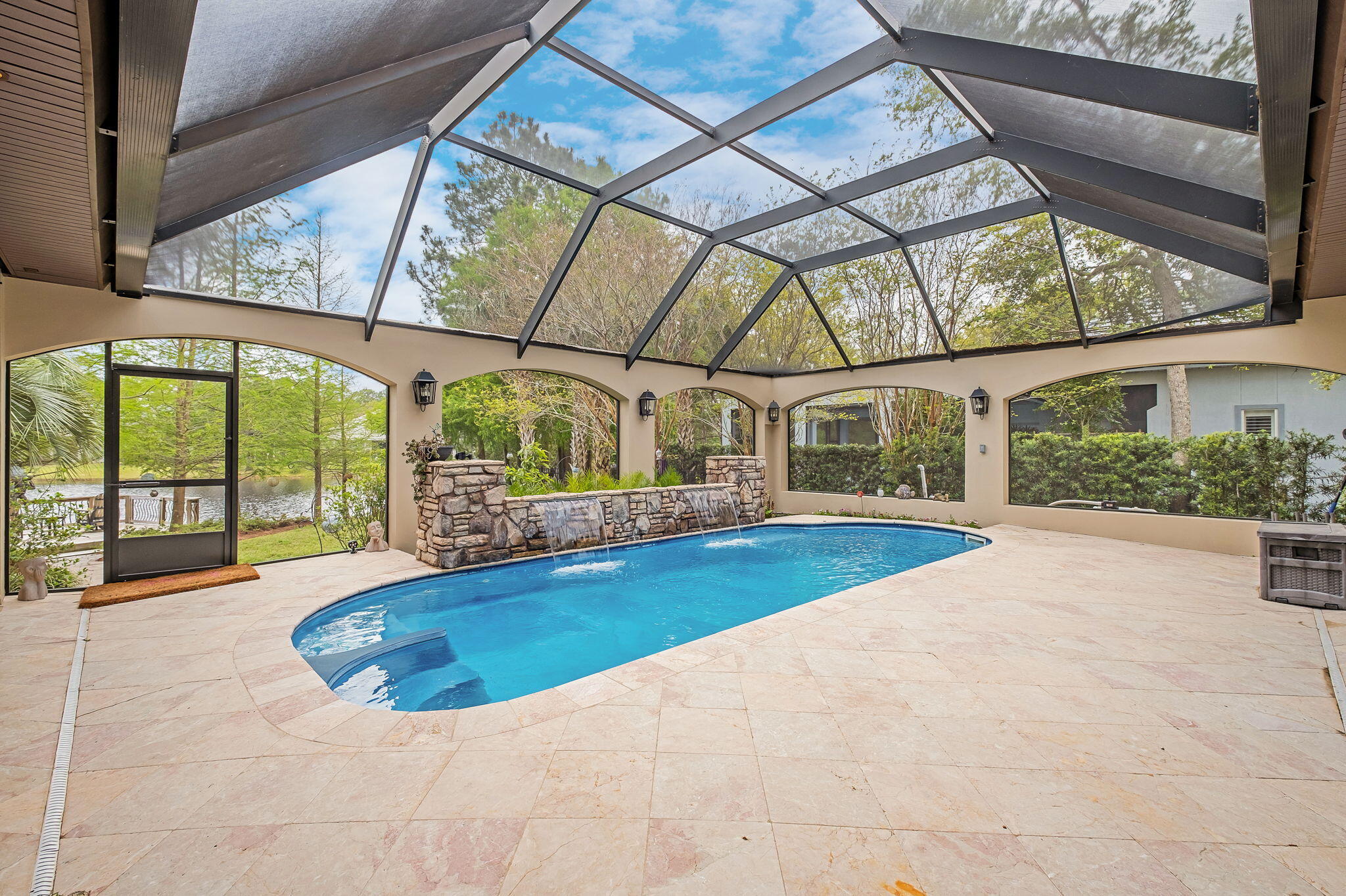 437 Admiral Court Destin, FL 32541 - Photo 55 of 100 a view of a swimming pool with an outdoor seating