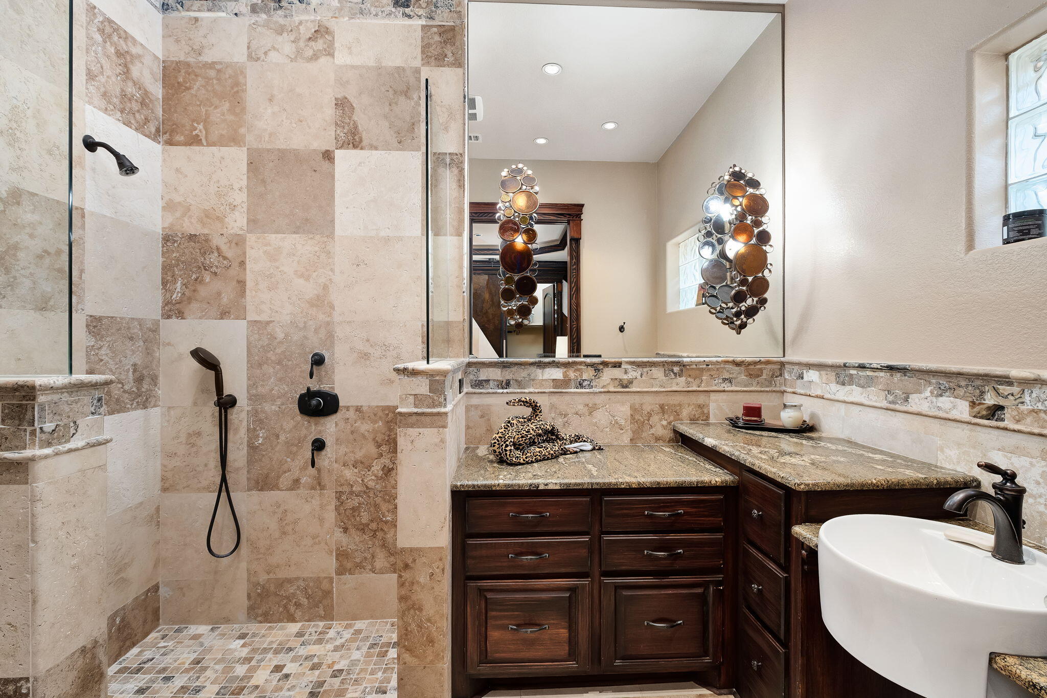 437 Admiral Court Destin, FL 32541 - Photo 67 of 100 a bathroom with a sink and a mirror