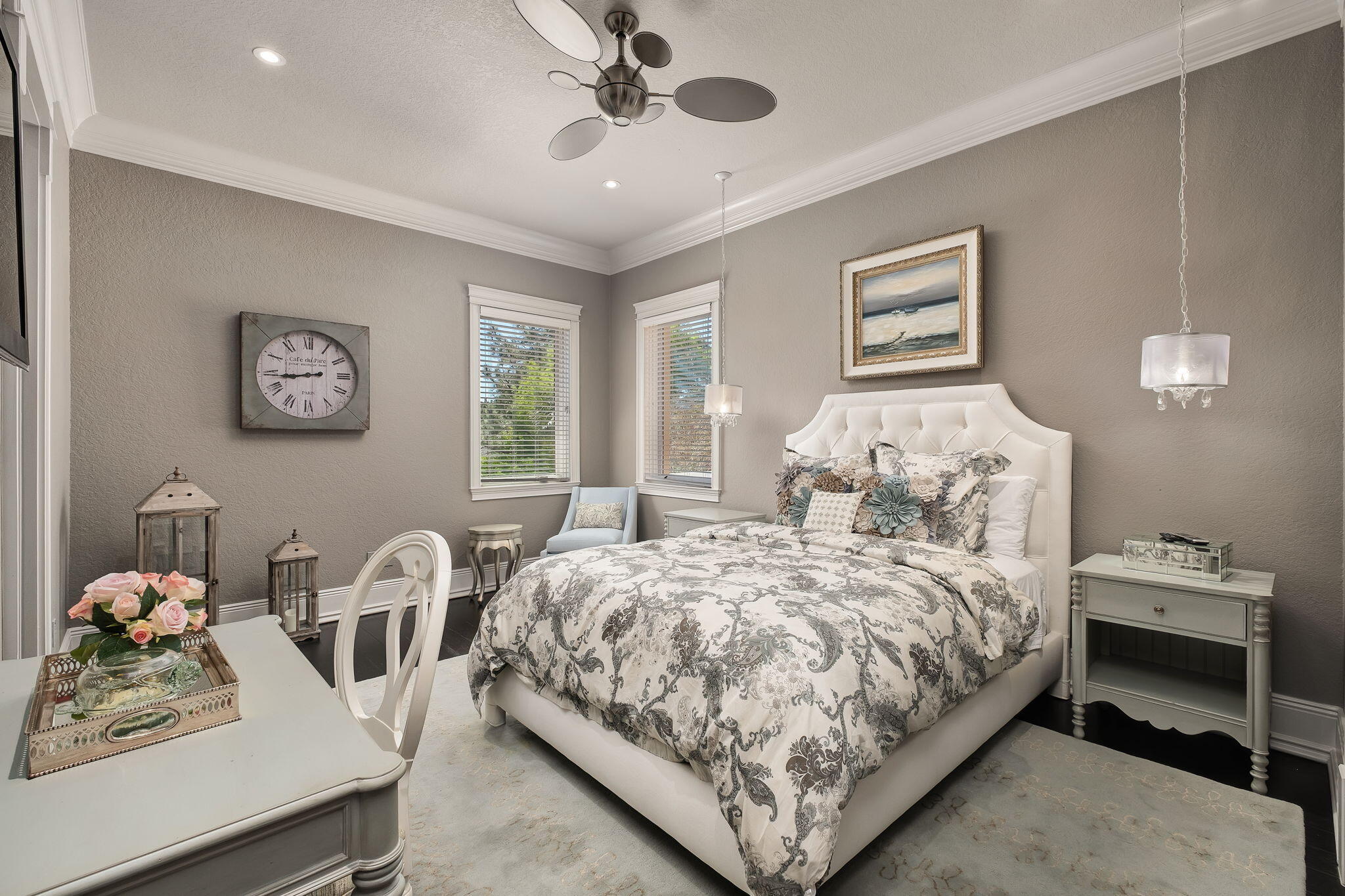 437 Admiral Court Destin, FL 32541 - Photo 76 of 100 a bedroom with bed and a window