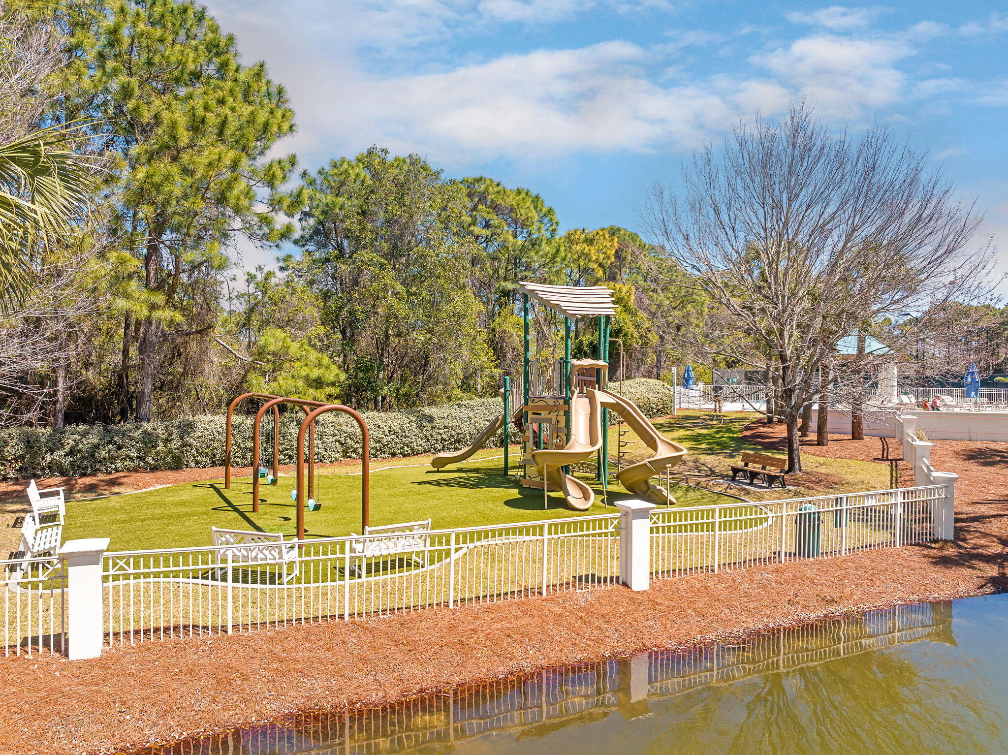437 Admiral Court Destin, FL 32541 - Photo 91 of 100 a view of a swimming pool with a patio