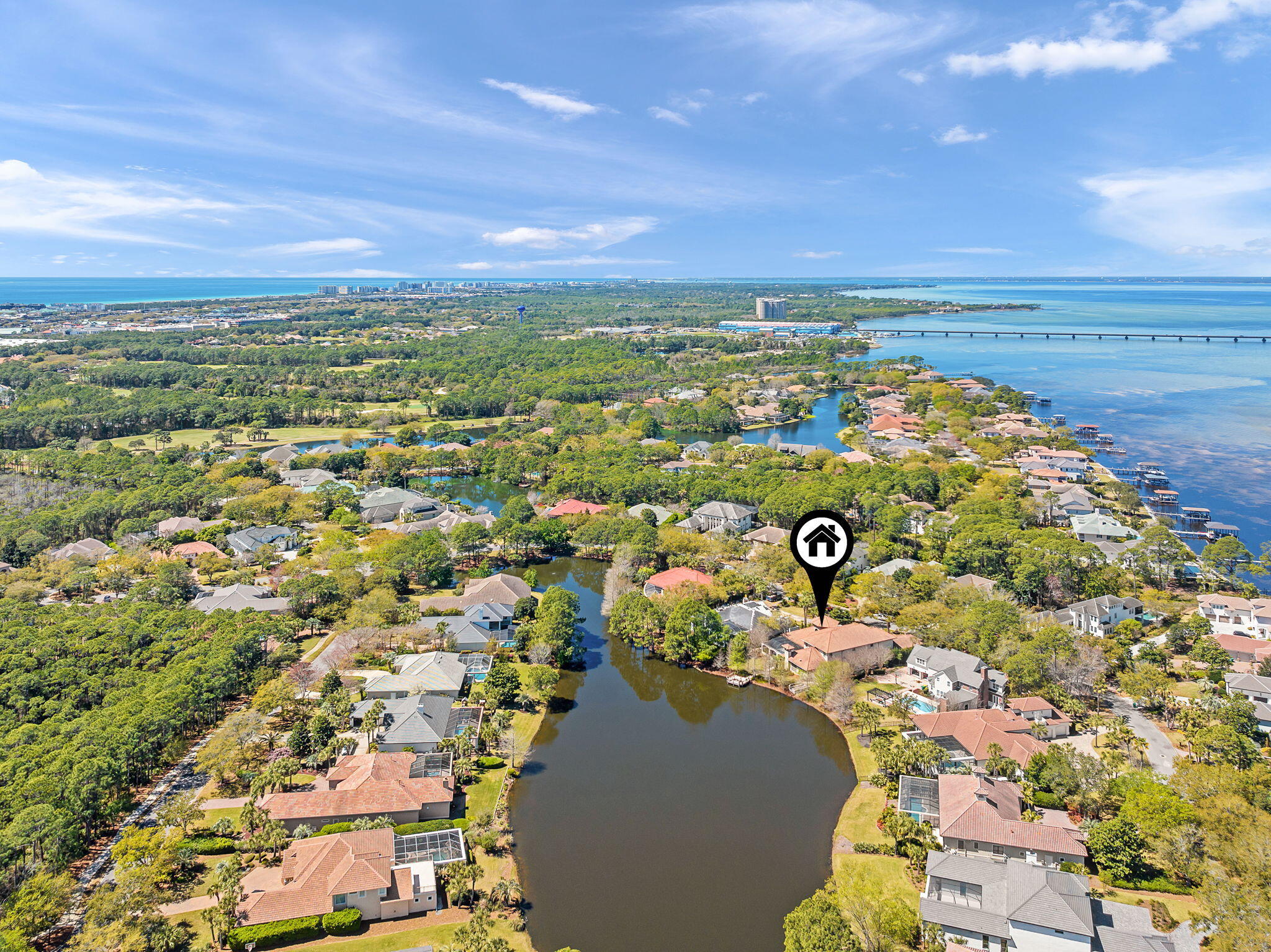 437 Admiral Court Destin, FL 32541 - Photo 98 of 100 Aerial View