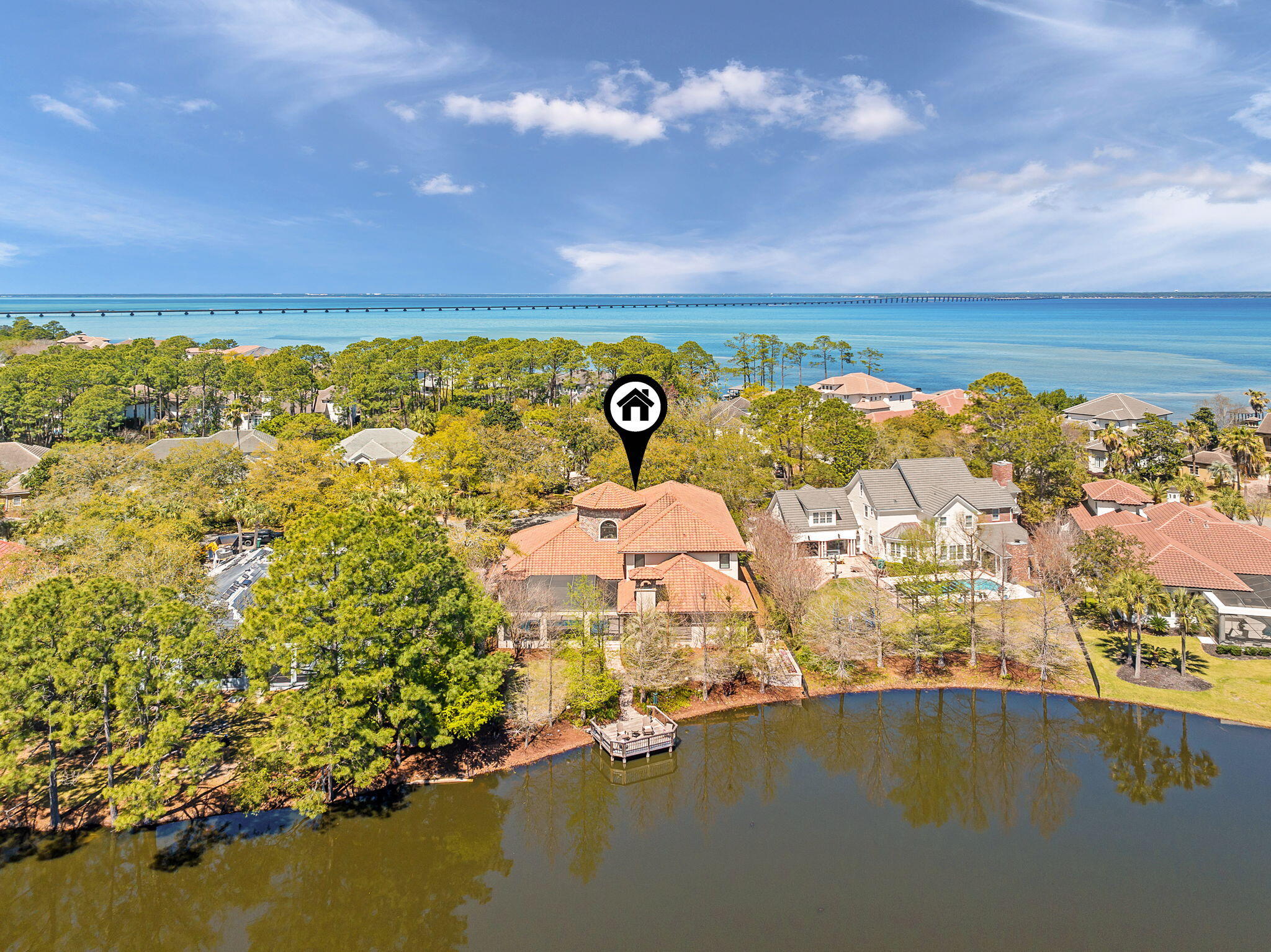 437 Admiral Court Destin, FL 32541 - Photo 10 of 100 Aerial View