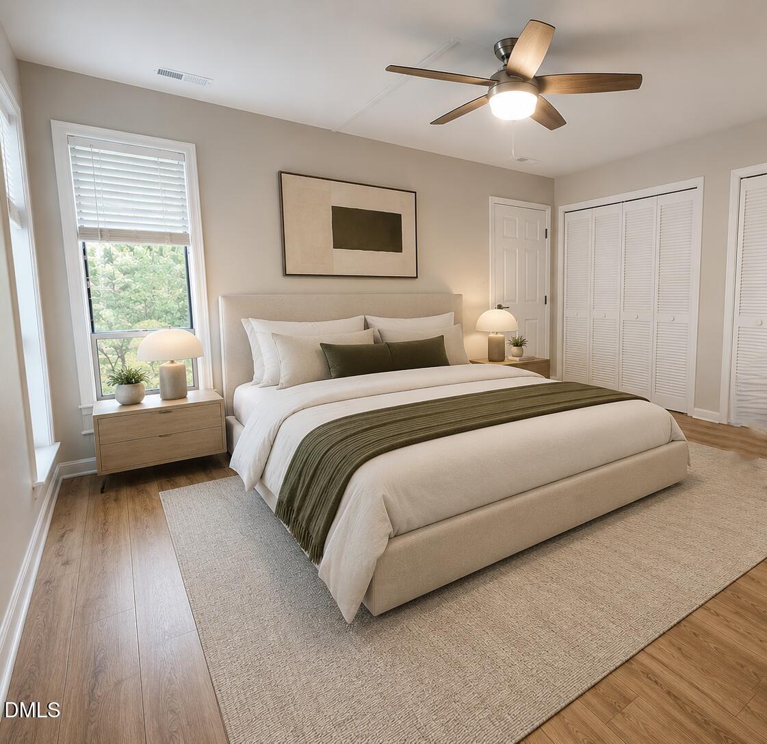 4120 Sedgewood Drive, Unit 106 Raleigh, NC 27612 - Photo 22 of 40 Primary Bedroom Virtual Stage 1