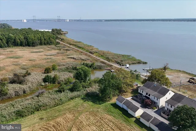 an aerial view of residential house with outdoor space