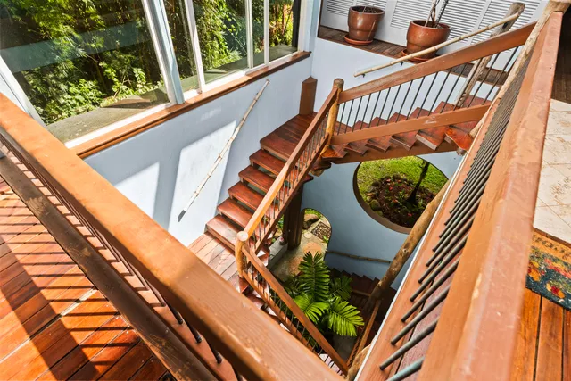 a view of an outdoor sitting area