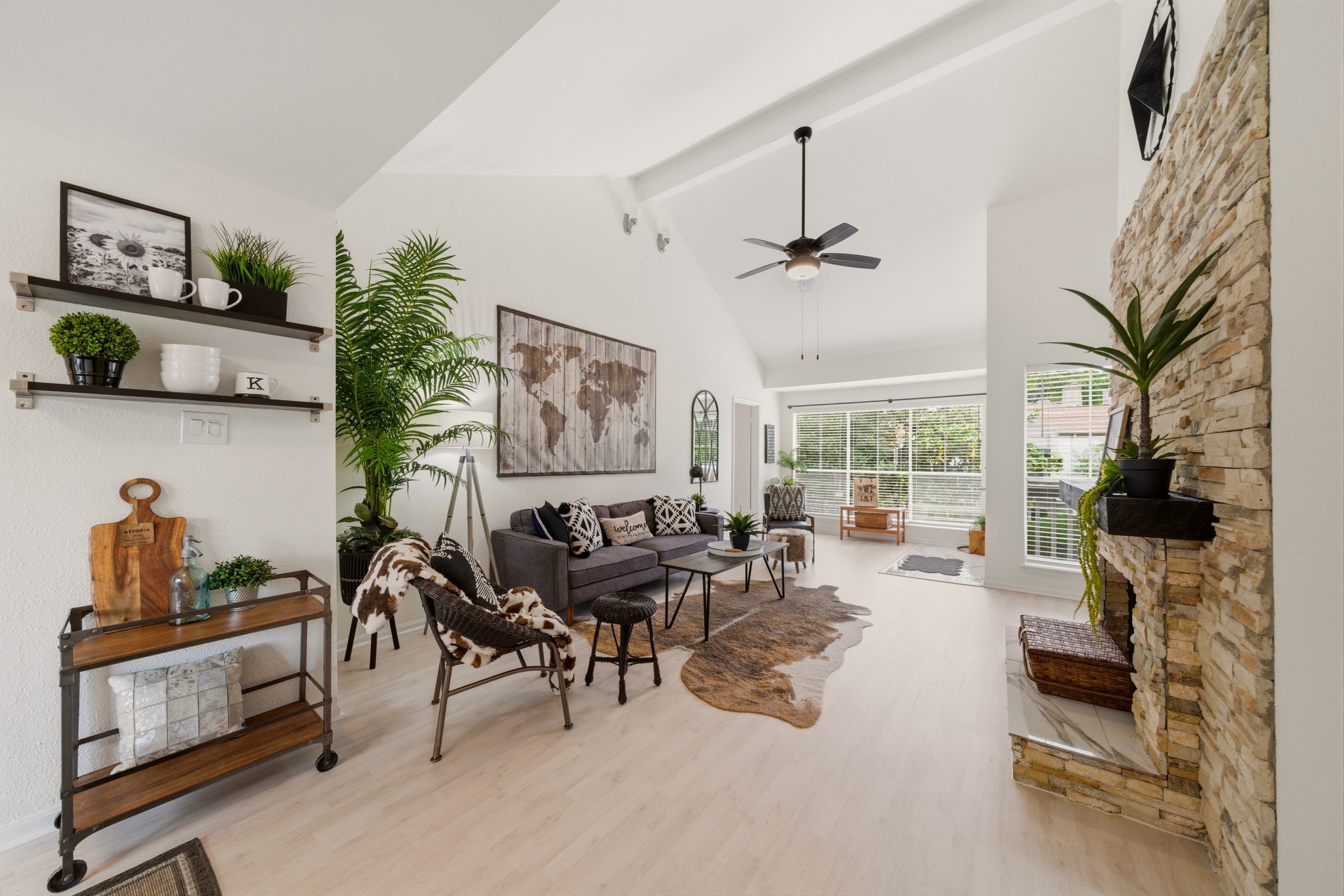 2100 Tanglewilde Street, Unit 750 Houston, TX 77063 - Photo 4 of 23 Light and bright with high ceilings throughout. Enjoy the nature views from every room. Fresh paint and floors throughout.