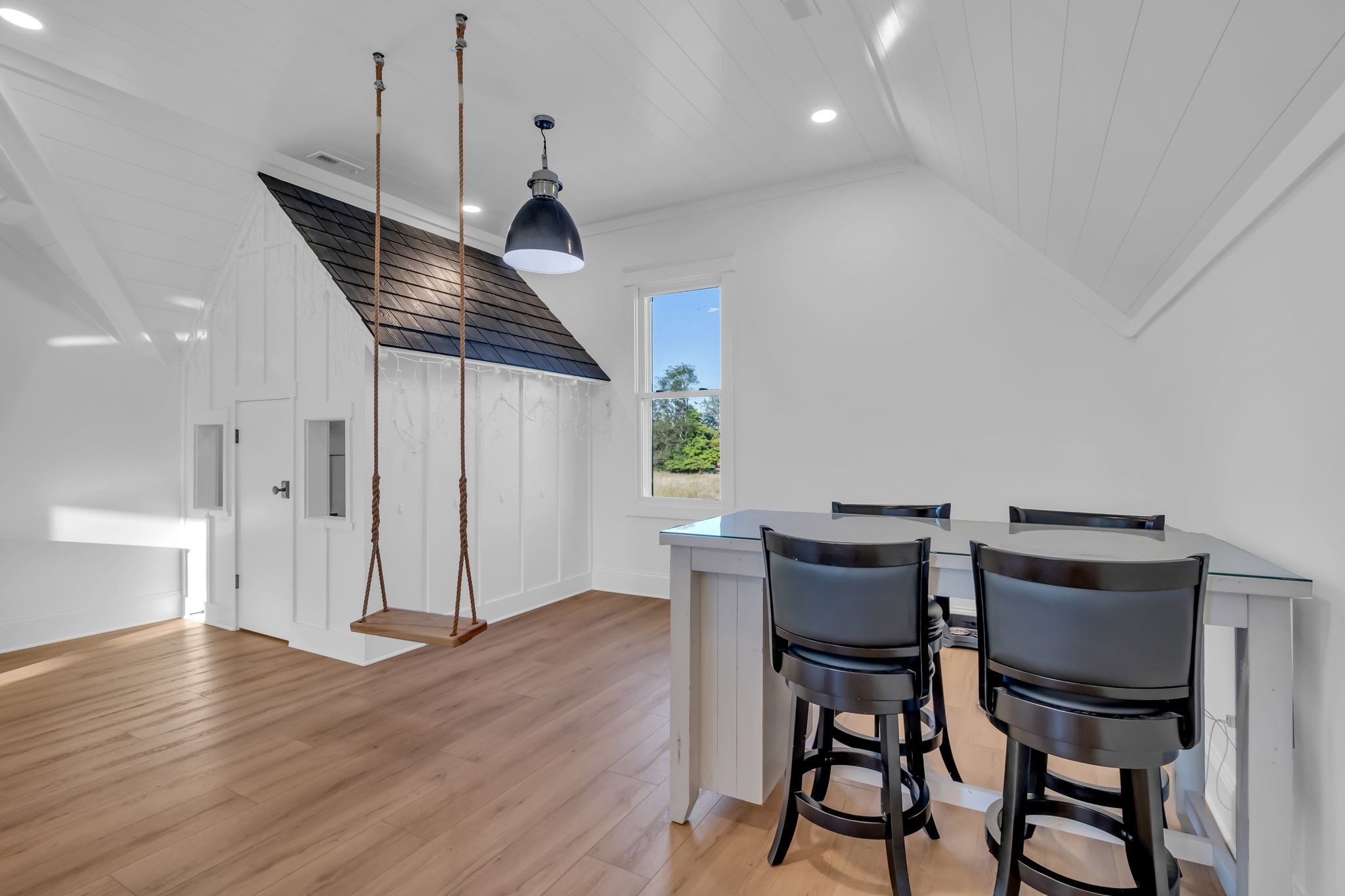 4855 Murfreesboro Road Arrington, TN 37014 - Photo 57 of 63 a view of a dining room with furniture window and wooden floor