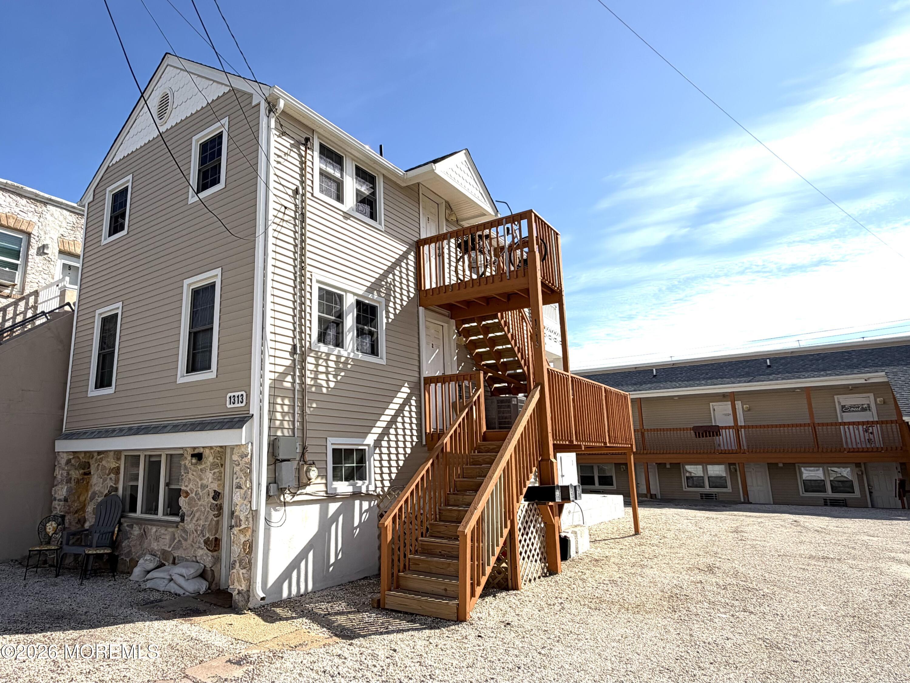 Ocean Terrace Seaside Heights, NJ 08751 - Photo 2 of 25 a view of a house with a snow