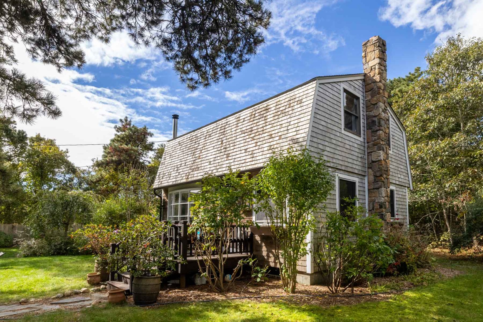 41 Rd To The Plaines Edgartown, MA 02539 - Photo 19 of 19 a view of a house with a swimming pool