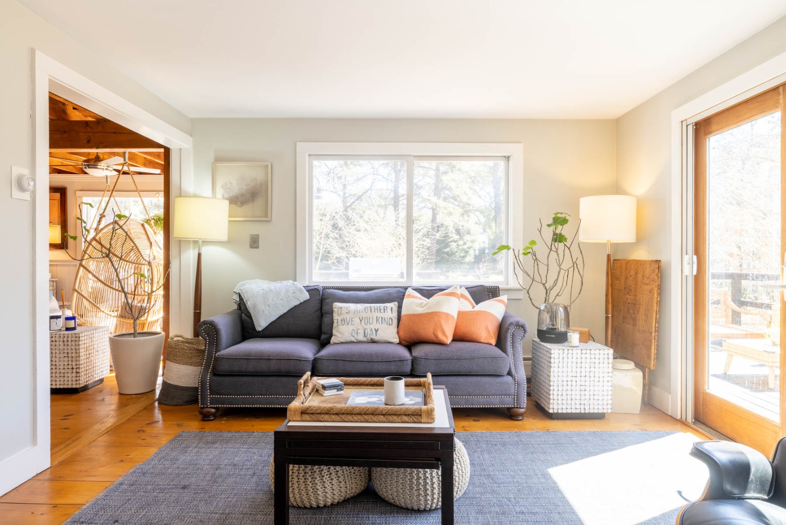 41 Rd To The Plaines Edgartown, MA 02539 - Photo 8 of 19 a living room with furniture and a large window
