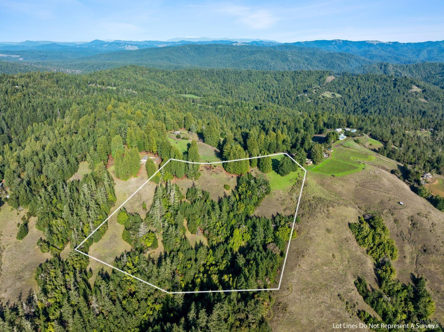 870 Holmes Ranch Road Philo, CA 95466 - Photo 1 of 1 a view of a yard with a lake