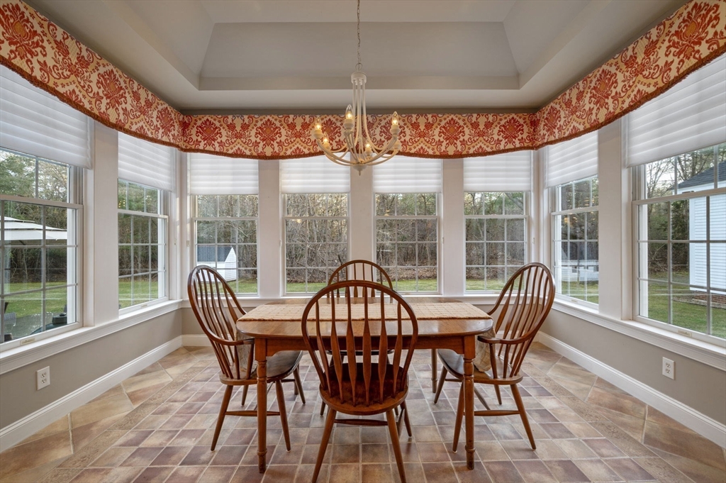 8 Azalea Way Boxford, MA 01921 - Photo 13 of 42 a view of a dining room with furniture window and outside view