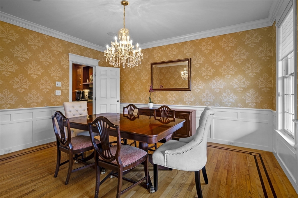 8 Azalea Way Boxford, MA 01921 - Photo 5 of 42 a view of a dining room with furniture and chandelier