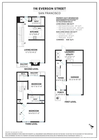 $1,195,000 | 116 Everson Street, San Francisco, CA 94131