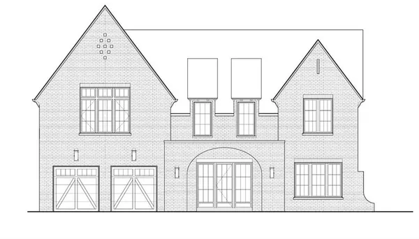 a black and white photo of a house