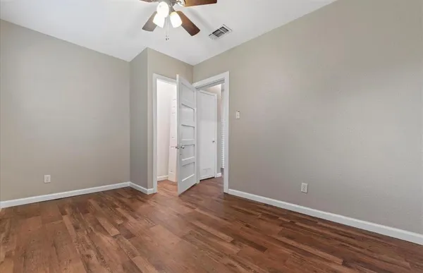 wooden floor in an empty room