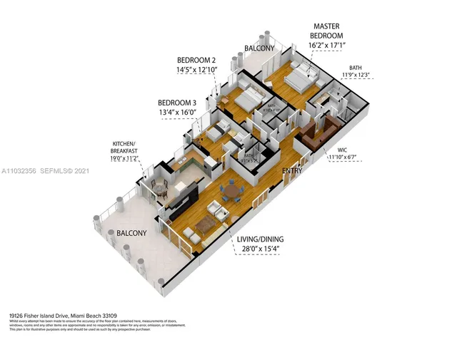 a view of a lake with a big yard