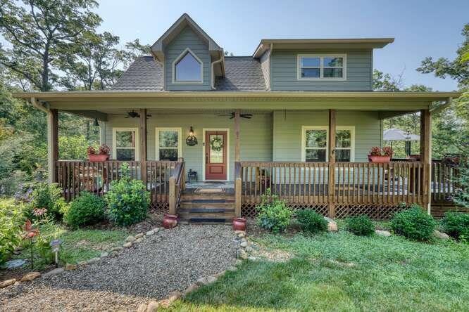 87 Harbin Court Morganton, GA 30560 - Photo 40 of 63 a view of a house with wooden fence