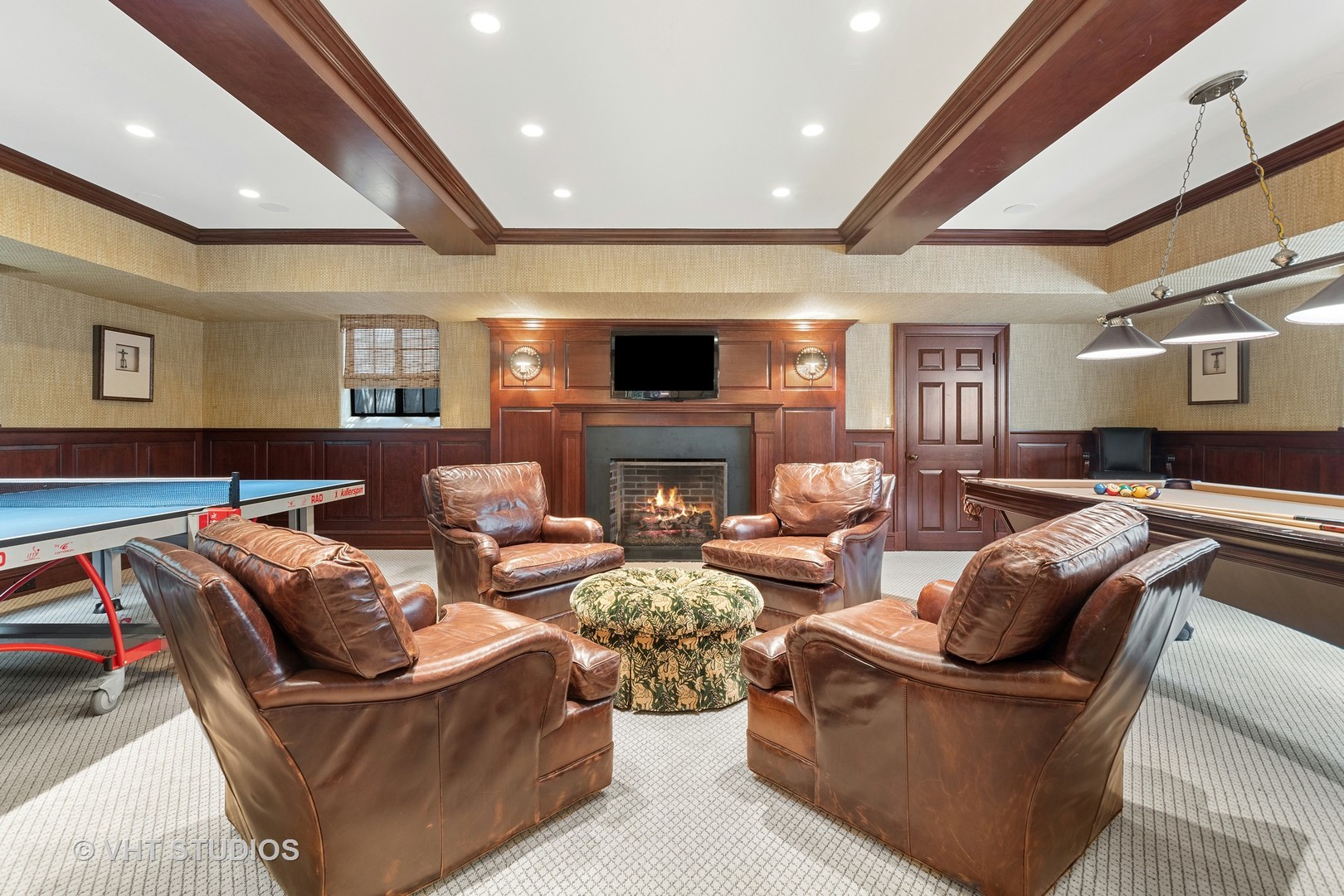 720 Ardsley Road Winnetka, IL 60093 - Photo 78 of 103 a living room with furniture and a fireplace