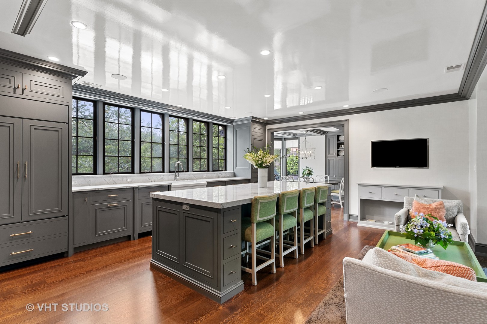 720 Ardsley Road Winnetka, IL 60093 - Photo 84 of 103 a kitchen with stainless steel appliances kitchen island granite countertop a stove and a sink