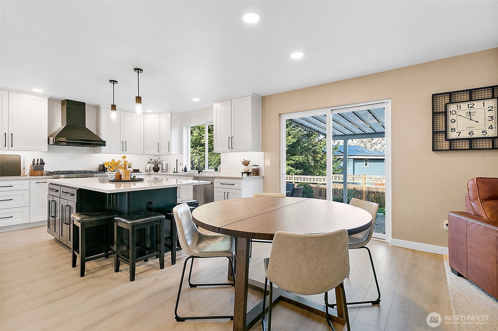 20024 Southeast 260th Place Covington, WA 98042 - Photo 19 of 40 a view of a dining room with furniture window and outside view
