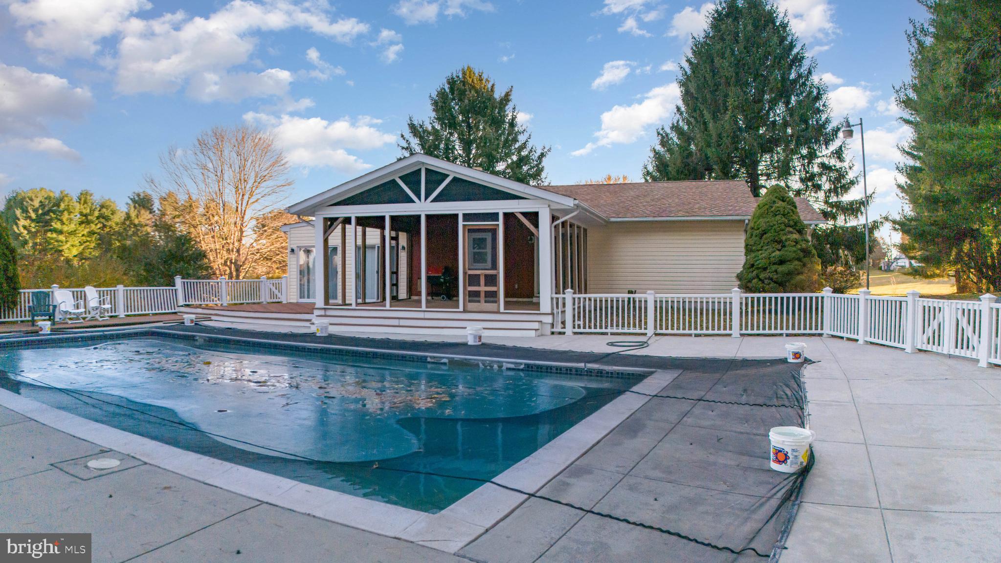 3116 Mt Carmel Road Upperco, MD 21155 - Photo 22 of 28 a view of a house with pool