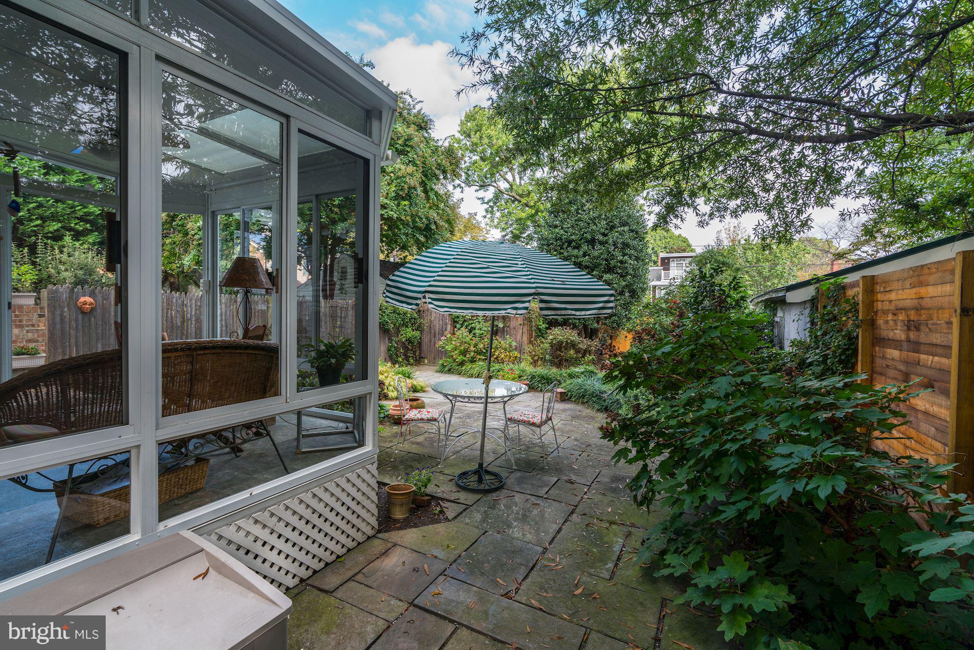 4119 Military Road Northwest Washington, DC 20015 - Photo 25 of 30 Glass porch and patio