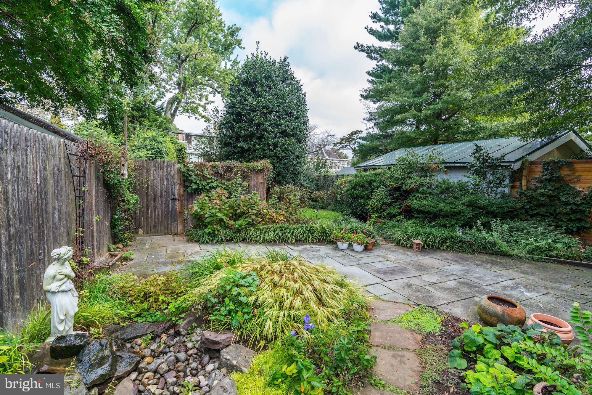4119 Military Road Northwest Washington, DC 20015 - Photo 28 of 30 Patio and garden view