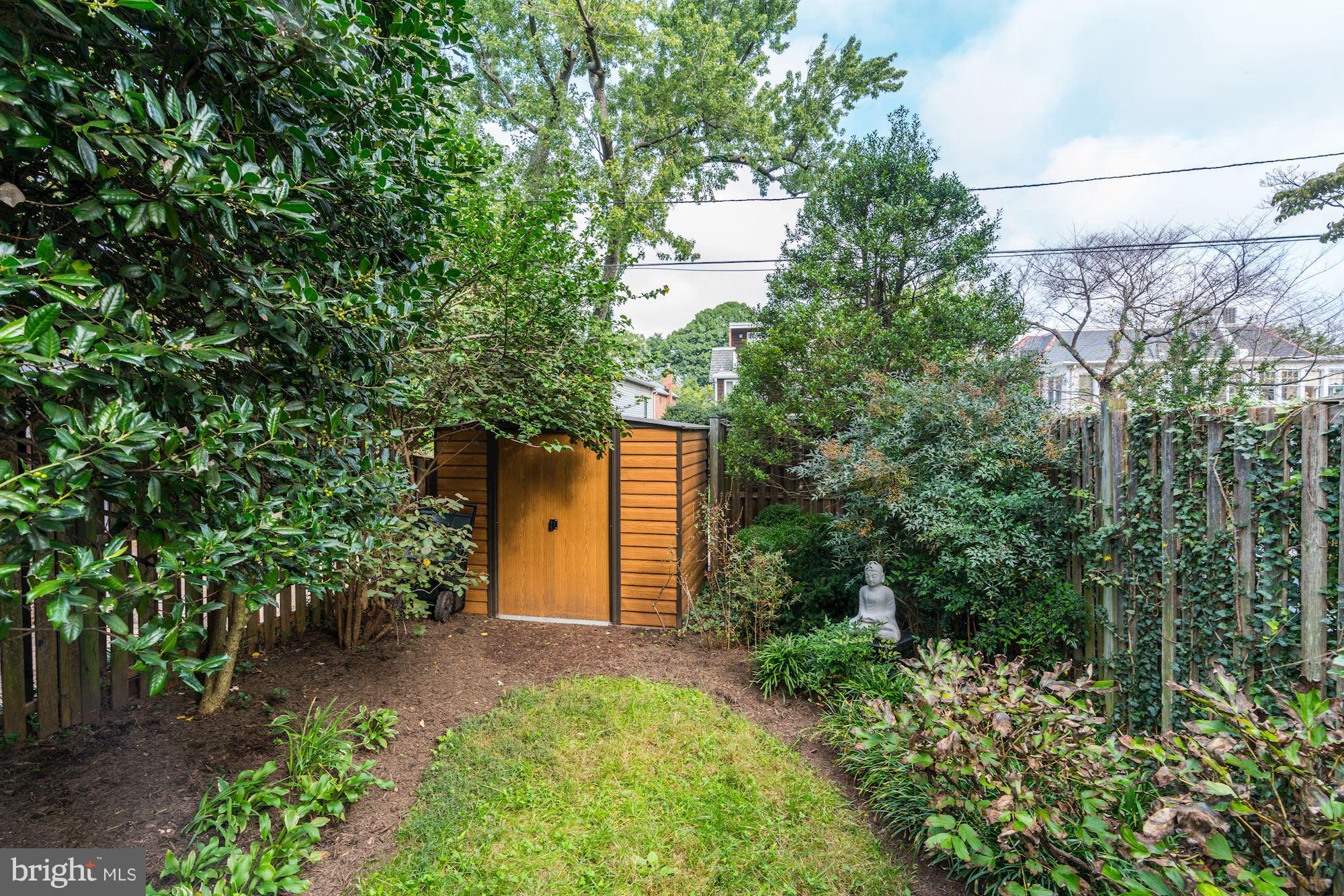 4119 Military Road Northwest Washington, DC 20015 - Photo 29 of 30 Rear garden shed