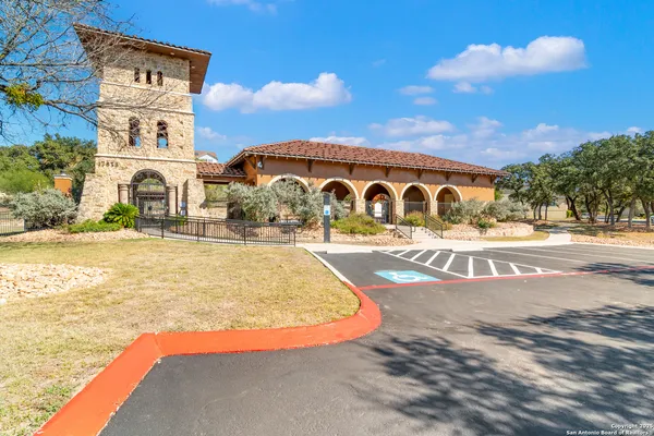 a view of building with street