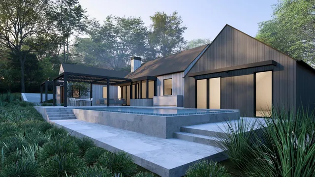 a view of house with a yard and balcony