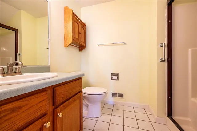 a view of an empty room