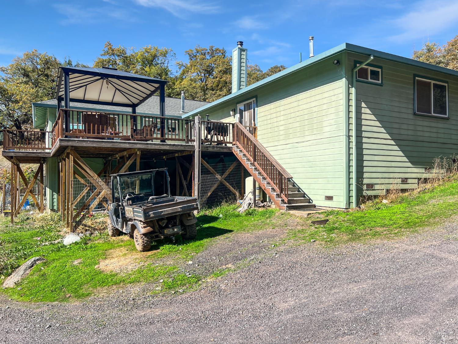 8800 Cave Creek Road Redwood Valley, CA 95470 - Photo 11 of 12 a view of a house with a yard