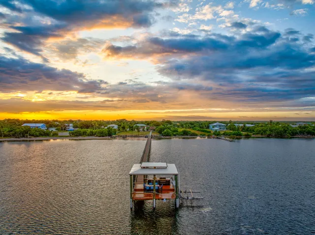 a view of a house with a patio