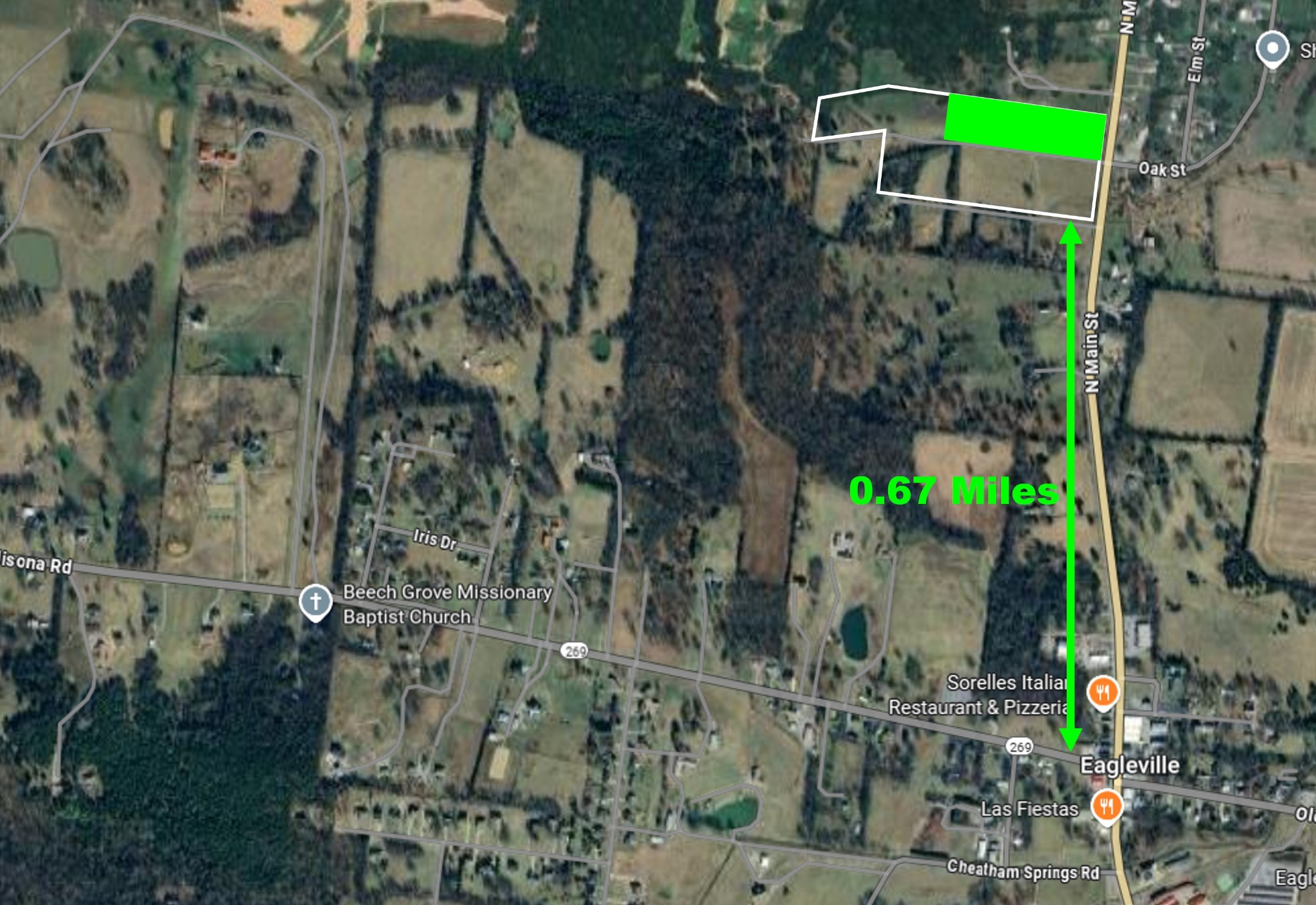 0 North Main Street Eagleville, TN 37060 - Photo 5 of 6 a green field with lots of trees in front of it