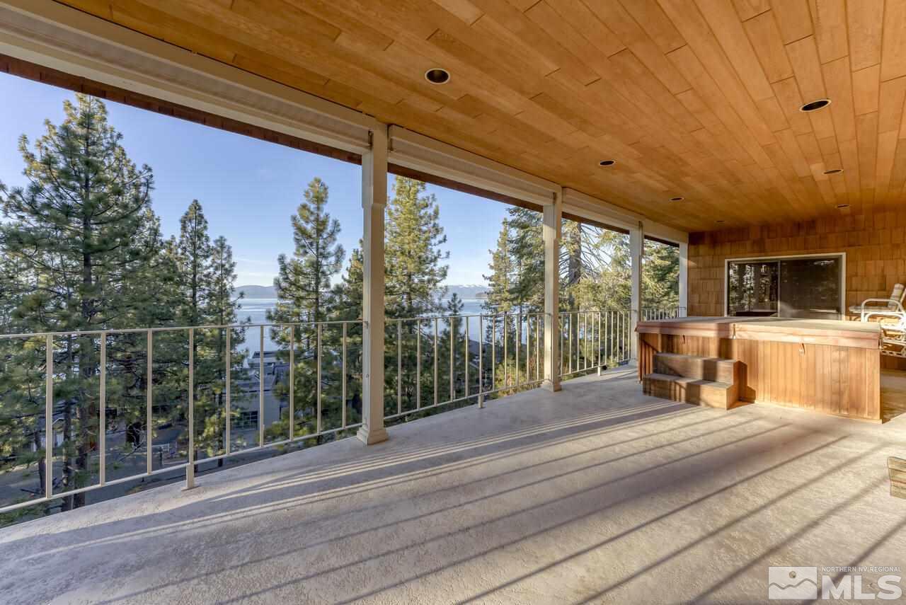 118 Ponderosa Zephyr Cove, NV 89448 - Photo 28 of 31 a view of a patio with a backyard