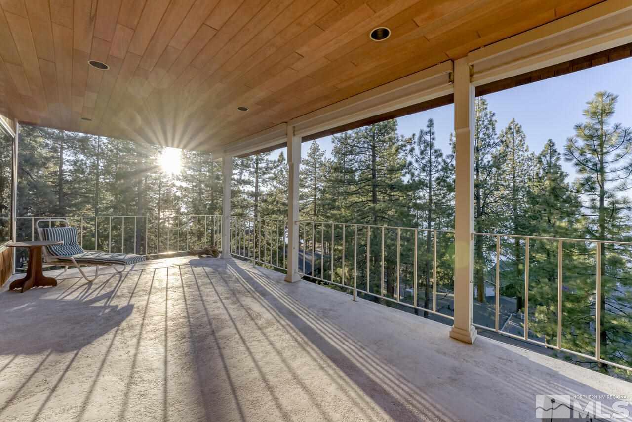 118 Ponderosa Zephyr Cove, NV 89448 - Photo 31 of 31 a view of a balcony with wooden floor